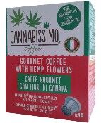 Cannabissimo Capsules de café au CBD Cannabissimo (compatibles Nespresso)