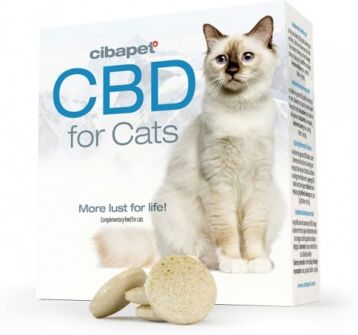 Cibdol Pastilles de CBD 4% pour chats (Cibapet)