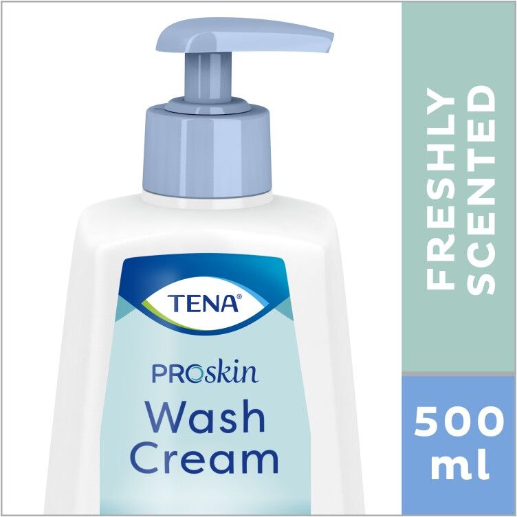Tena Wash Crème lavante - TENA Wash Cream ProSkin - 500 ml (flacon ) Tena Wash Crème lavante - TENA Wash Cream ProSkin - 500 ml (flacon )