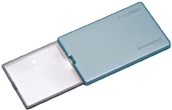 Eschenbach Loupe coulissante avec éclairage Easy Pocket Bleue grossissement 4x - Eschenbach Eschenbach Loupe coulissante avec éclairage Easy Pocket Bleue grossissement 4x - Eschenbach