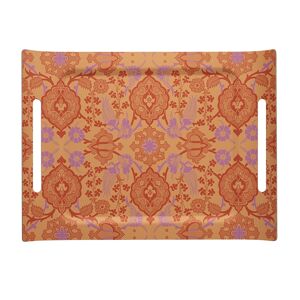 Le Jacquard Français Plateau en bois coquelicot 58 x 42 Rouge 58x0x42cm