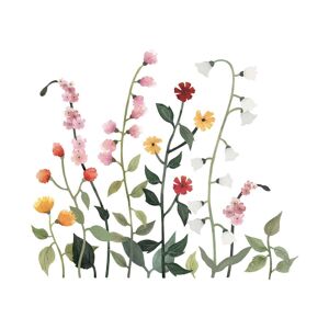 Lilipinso Sticker fleurs sauvages en vinyle mat 64 x 55 cm Multicolore 64x0x55cm