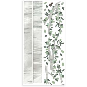 Lilipinso Stickers muraux le grand arbre en vinyle mat gris Vert 130x64cm