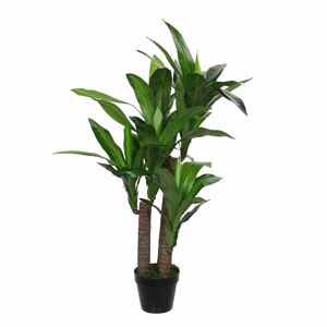 Mica Decorations Dracaena artificielle en pot H110 Vert 60x110x60cm