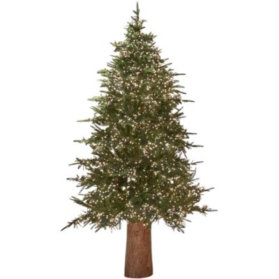 EDG Sapin de Noël avec LED intégrées, en PE avec effet réaliste, 240 cm Vert 184x240x184cm - Publicité EDG Sapin de Noël avec LED intégrées, en PE avec effet réaliste, 240 cm Vert 184x240x184cm - Publicité