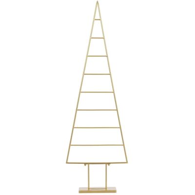 Mica Decorations Sapin de noël décoratif doré fer h152xl15xl50cm Doré 50x152x15cm - Publicité Mica Decorations Sapin de noël décoratif doré fer h152xl15xl50cm Doré 50x152x15cm - Publicité