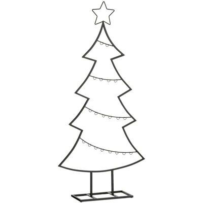 Mica Decorations Sapin de noël décoratif noir fer h105xl15xl50cm Noir 50x105x15cm - Publicité Mica Decorations Sapin de noël décoratif noir fer h105xl15xl50cm Noir 50x105x15cm - Publicité