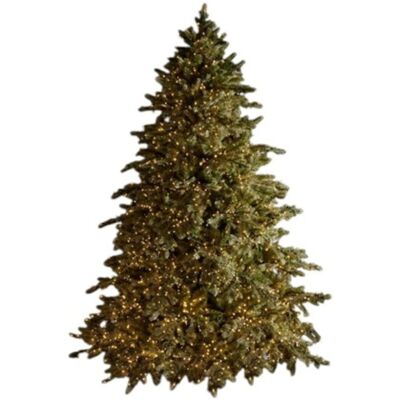 EDG Sapin de Noël en polyéthylène, 270 cm de haut, avec 6500 mini LED Vert 270x270x166cm - Publicité EDG Sapin de Noël en polyéthylène, 270 cm de haut, avec 6500 mini LED Vert 270x270x166cm - Publicité
