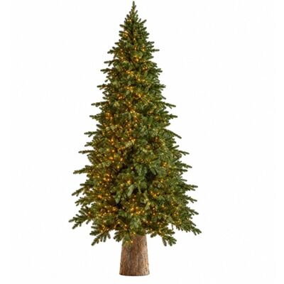 EDG Sapin de noël de 240 cm avec 5300 mini led, ø150 cm Vert 150x240x150cm - Publicité EDG Sapin de noël de 240 cm avec 5300 mini led, ø150 cm Vert 150x240x150cm - Publicité