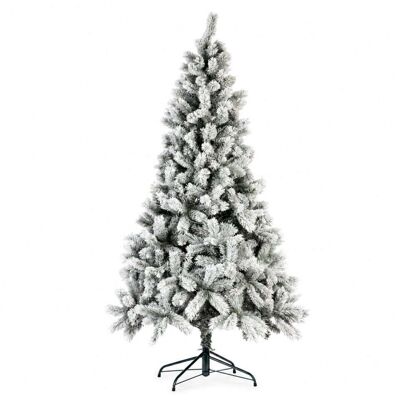 Bizzotto Sapin de noël enneigé 210 cm, 759 branches, ø 122 cm Blanc 122x210x122cm - Publicité Bizzotto Sapin de noël enneigé 210 cm, 759 branches, ø 122 cm Blanc 122x210x122cm - Publicité