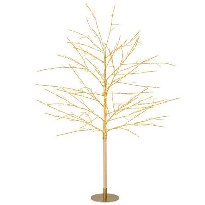 Bizzotto Sapin de noël 210 cm, 2000 micro-led, ø 83 cm, doré Jaune 83x210x83cm - Publicité Bizzotto Sapin de noël 210 cm, 2000 micro-led, ø 83 cm, doré Jaune 83x210x83cm - Publicité