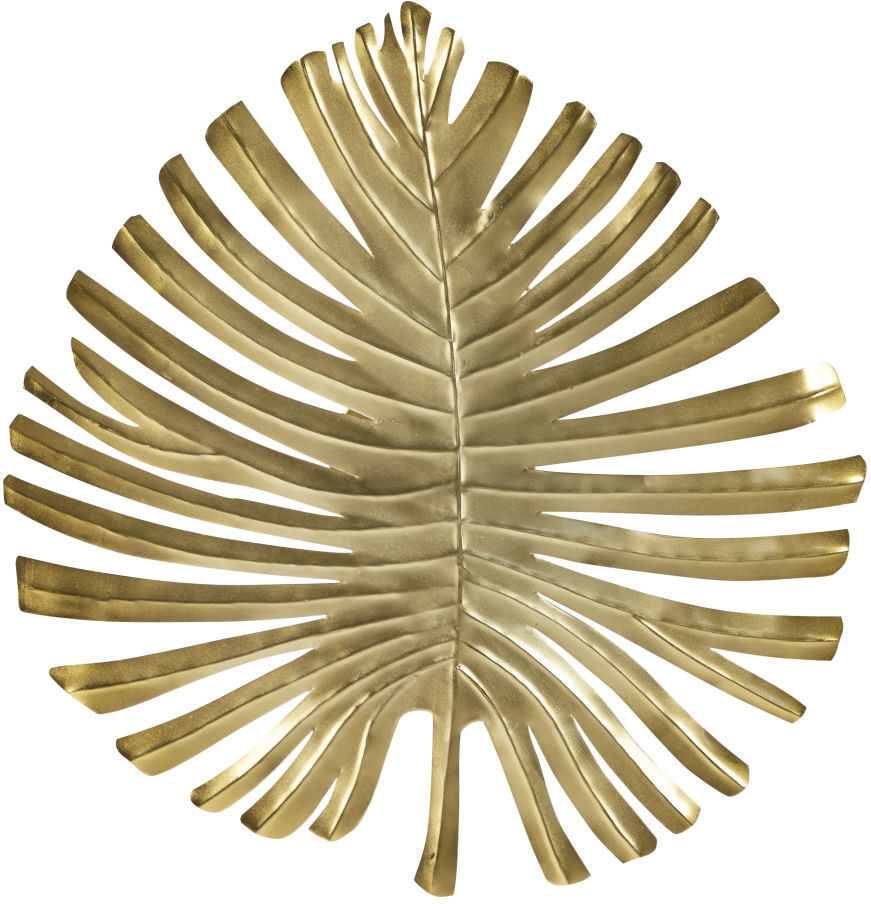Maisons du Monde Applique feuille en métal doré Maisons du Monde Applique feuille en métal doré