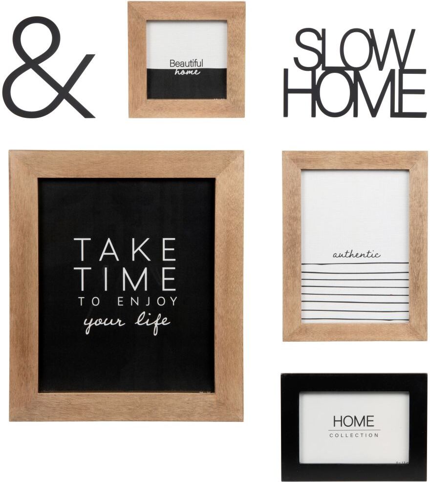 Maisons du Monde Cadre multivues 4 photos en noyer 25x30 Maisons du Monde Cadre multivues 4 photos en noyer 25x30