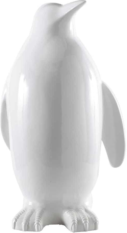 Maisons du Monde Déco de jardin manchot en résine blanche H 88 cm WELLINGTON Maisons du Monde Déco de jardin manchot en résine blanche H 88 cm WELLINGTON