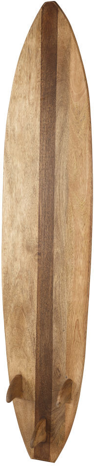 Maisons du Monde Déco murale planche de surf en manguier 38x180 Maisons du Monde Déco murale planche de surf en manguier 38x180