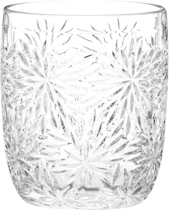 Maisons du Monde Gobelet en verre ciselé motif floral Maisons du Monde Gobelet en verre ciselé motif floral