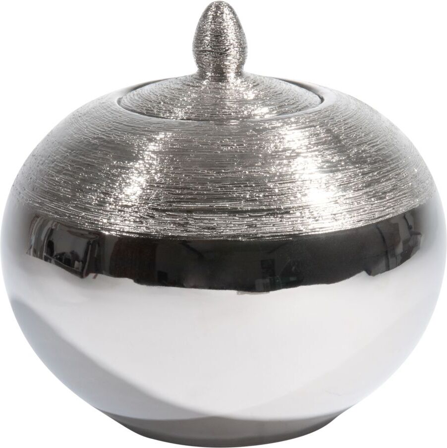 Maisons du Monde Jarre en céramique H 21 cm SILVER Maisons du Monde Jarre en céramique H 21 cm SILVER
