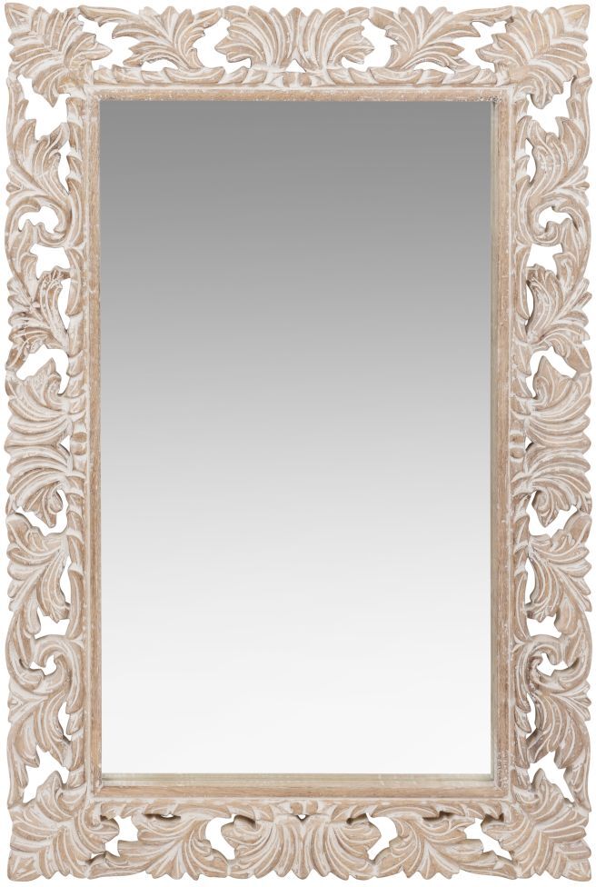 Maisons du Monde Miroir en manguier sculpté 60x90 Maisons du Monde Miroir en manguier sculpté 60x90
