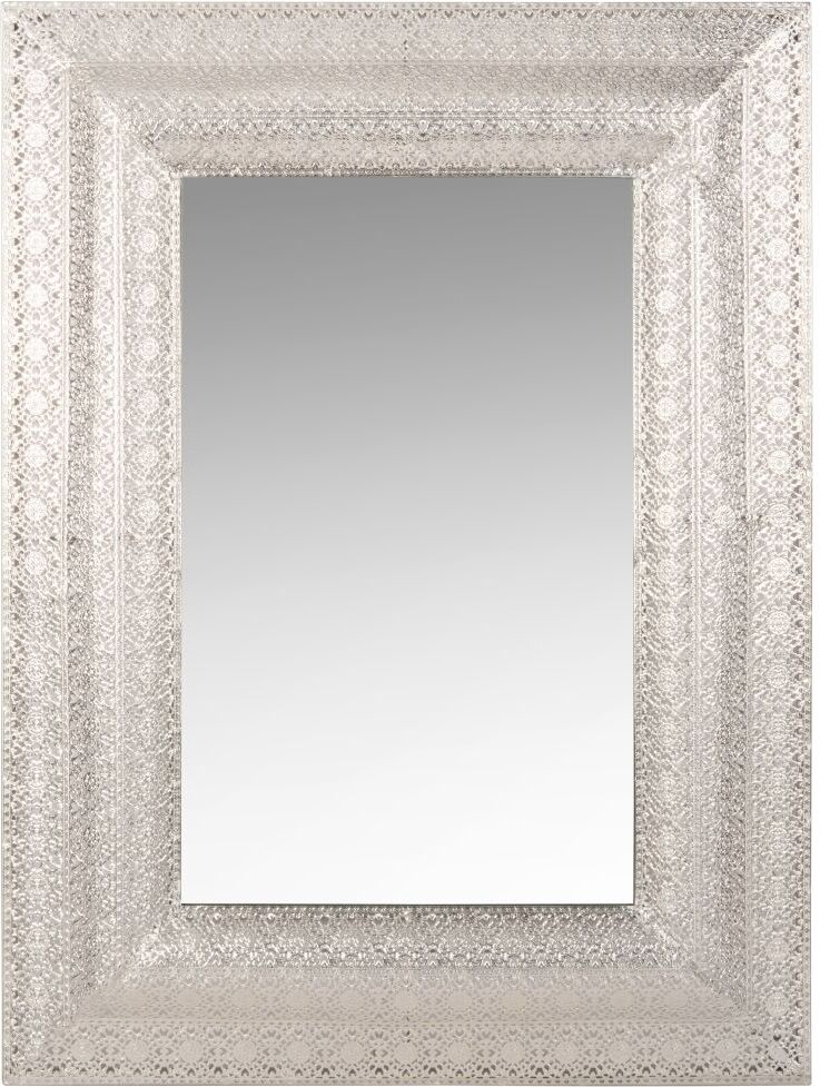 Maisons du Monde Miroir en métal à motifs 59x79 Maisons du Monde Miroir en métal à motifs 59x79