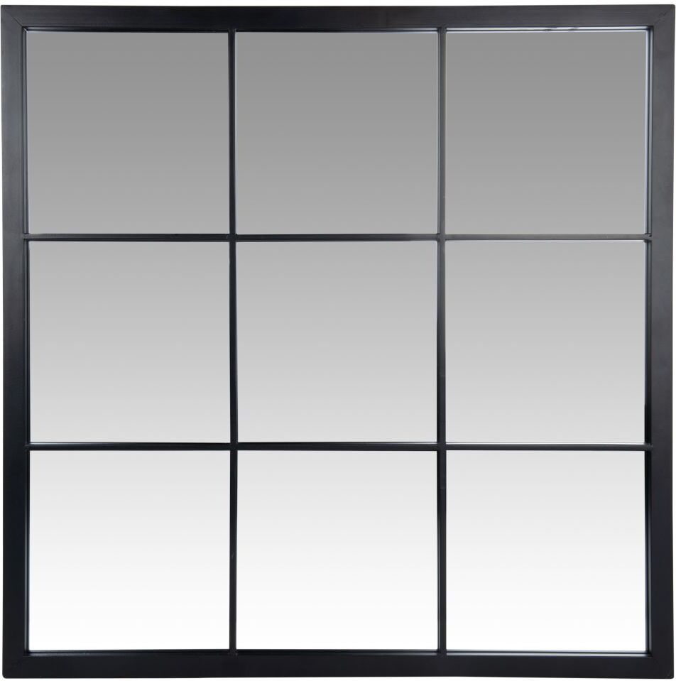 Maisons du Monde Miroir en métal noir 60x60 Maisons du Monde Miroir en métal noir 60x60