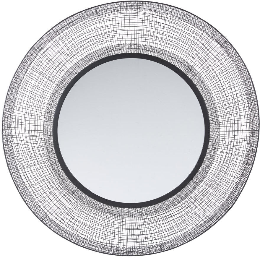 Maisons du Monde Miroir rond en métal tressé D100 Maisons du Monde Miroir rond en métal tressé D100