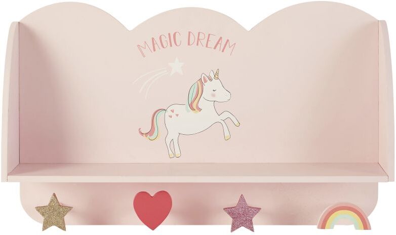 Maisons du Monde Patère étagère 4 crochets fantaisie multicolores Maisons du Monde Patère étagère 4 crochets fantaisie multicolores