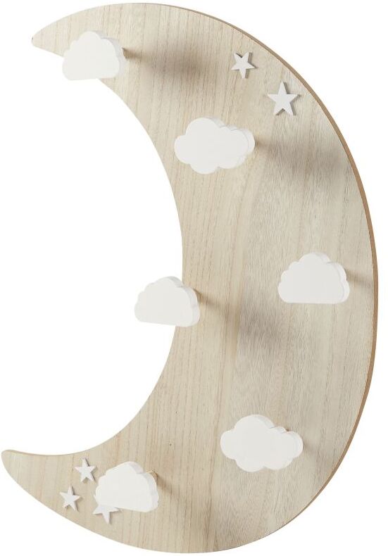 Maisons du Monde Patère lune 6 crochets nuages bicolore Maisons du Monde Patère lune 6 crochets nuages bicolore