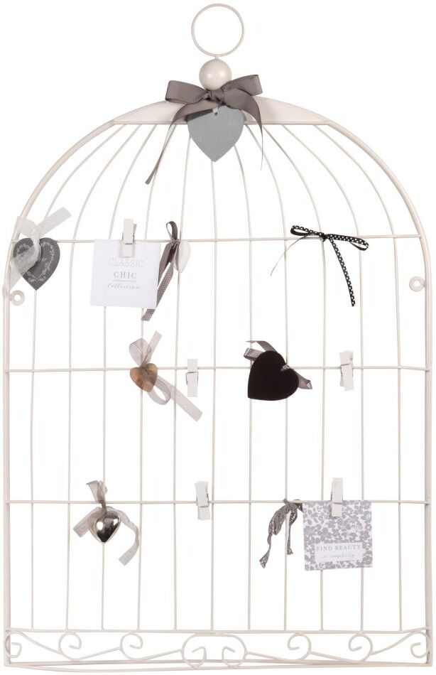 Maisons du Monde Pêle-mêle en métal blanc 51 x 80 cm OISEAU Maisons du Monde Pêle-mêle en métal blanc 51 x 80 cm OISEAU