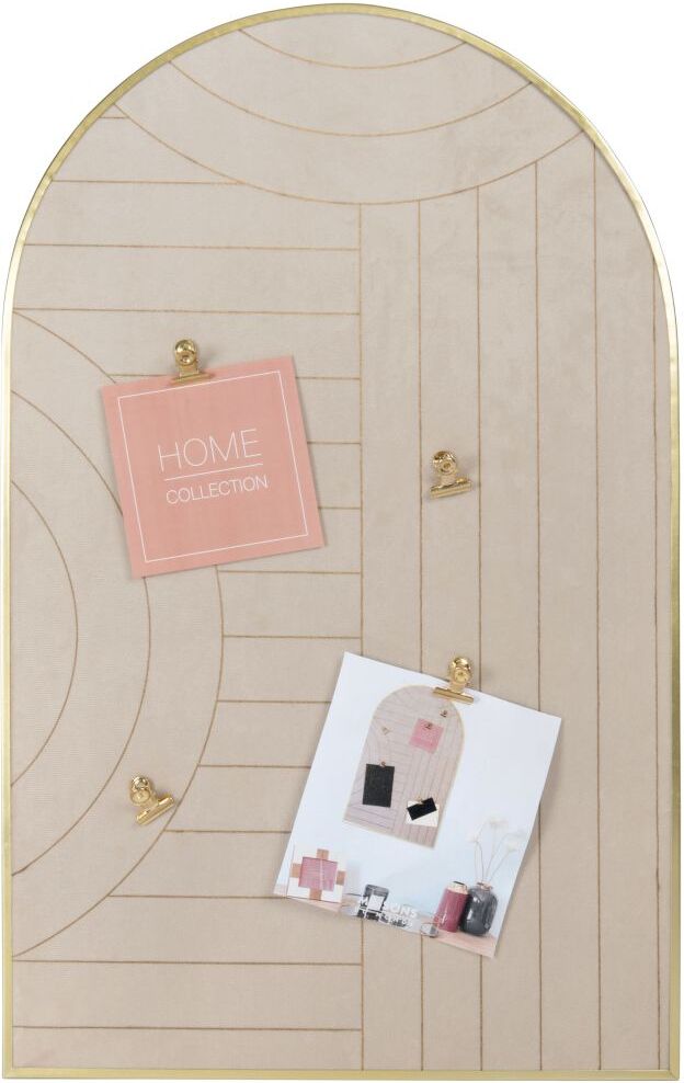 Maisons du Monde Pêle-mêle en métal écru et doré 36x56 Maisons du Monde Pêle-mêle en métal écru et doré 36x56