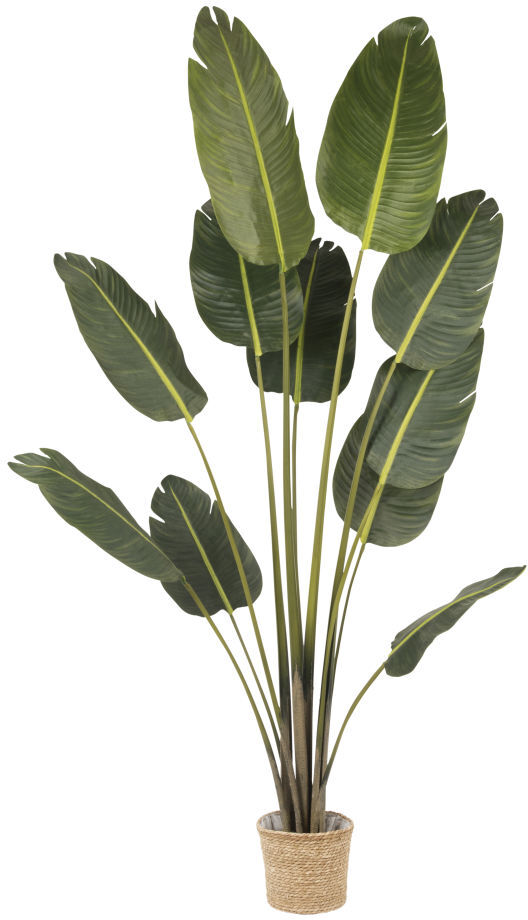 Maisons du Monde Plante artificielle en pot tressé Maisons du Monde Plante artificielle en pot tressé