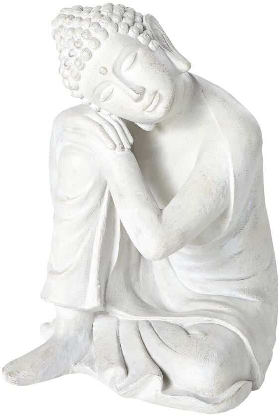 Maisons du Monde Statue bouddha écrue effet vieilli H60 Maisons du Monde Statue bouddha écrue effet vieilli H60