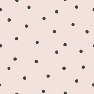 Lilipinso papier peint motif pois en papier rose 50 cm x 10 m Rose 1000x50cm