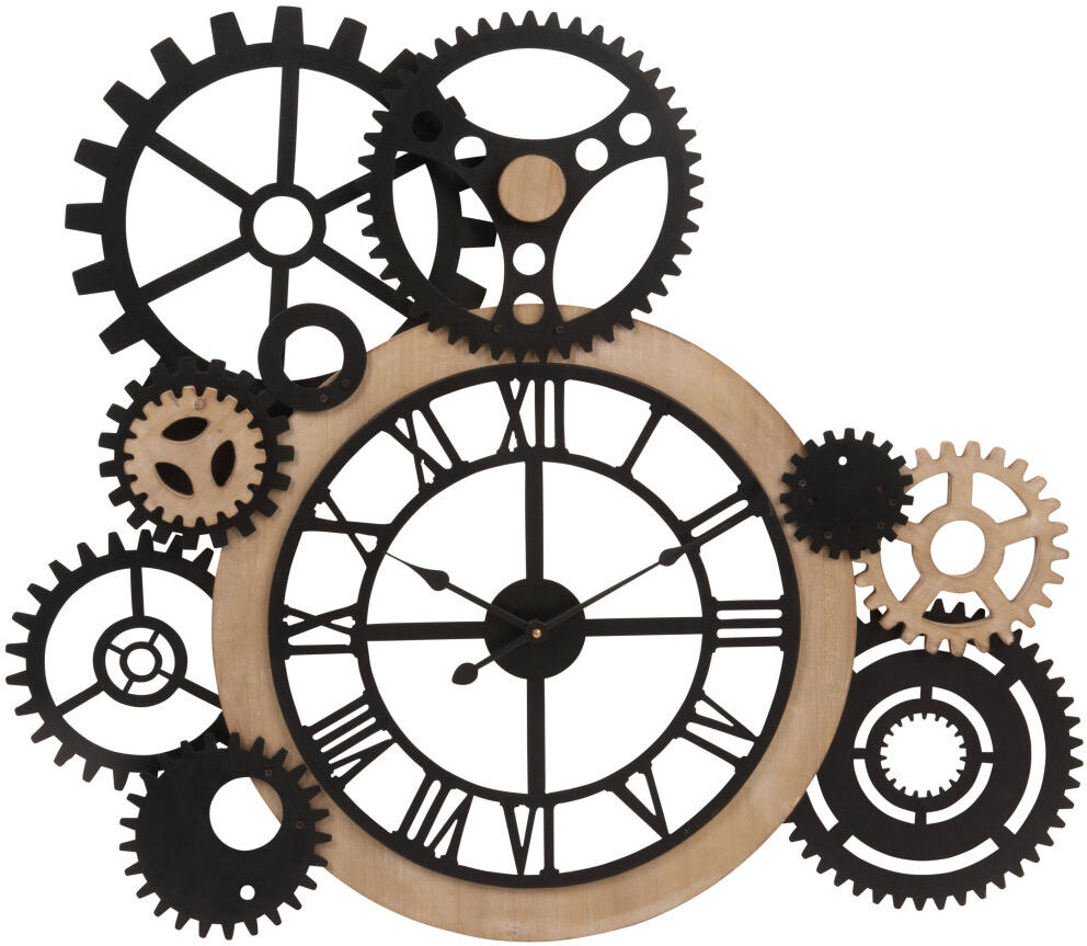 Maisons du Monde Horloge à rouages 79x68 Maisons du Monde Horloge à rouages 79x68