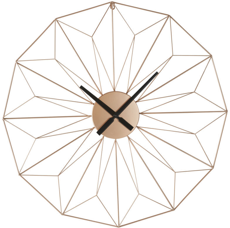 Maisons du Monde Horloge en métal cuivré D80 Maisons du Monde Horloge en métal cuivré D80