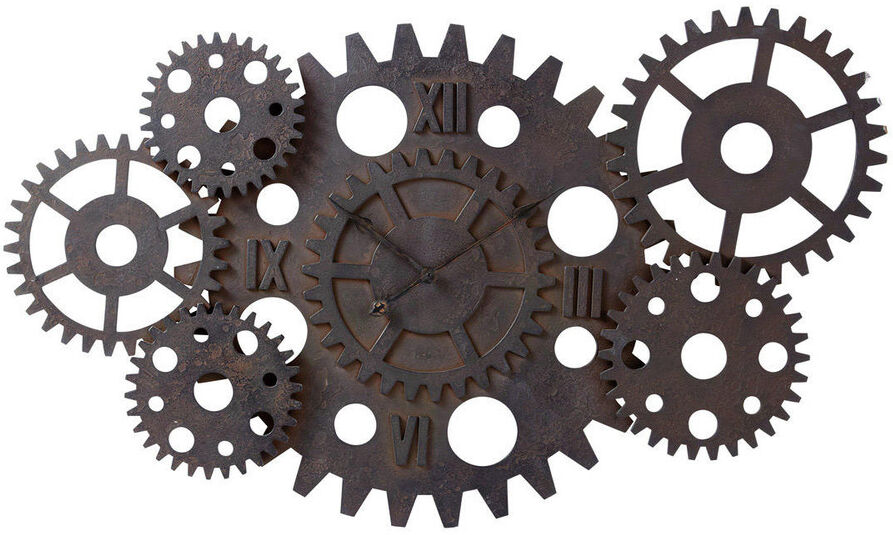 Maisons du Monde Horloge indus à rouages effet rouille D125 Maisons du Monde Horloge indus à rouages effet rouille D125