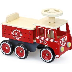 Vilac Porteur camion de pompier Rouge 50x35x26cm