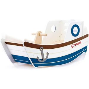 Hape Bateau balancier en bois Bleu 86x37x11cm