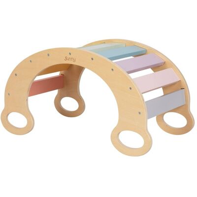 Sunny Arche montessori en bois, couleur arc-en-ciel Multicolore 75x40x40cm - Publicité Sunny Arche montessori en bois, couleur arc-en-ciel Multicolore 75x40x40cm - Publicité