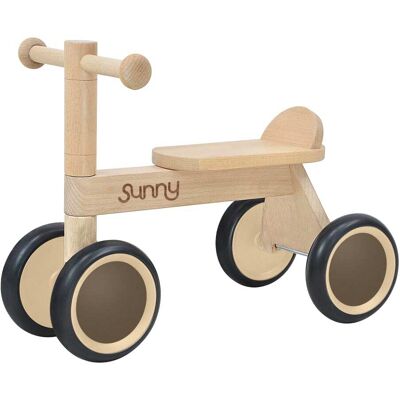 Sunny Draisienne 4 roues en bois naturel - 1,5 an à 3 ans Beige 52x39x27cm - Publicité Sunny Draisienne 4 roues en bois naturel - 1,5 an à 3 ans Beige 52x39x27cm - Publicité