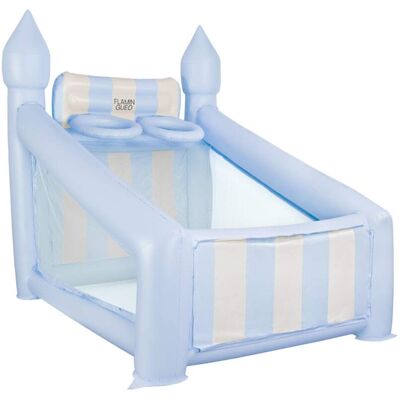 Flamingueo Panier Gonflable Grand PVC avec Gonfleur, Bleu Bleu 180x200x230cm - Publicité Flamingueo Panier Gonflable Grand PVC avec Gonfleur, Bleu Bleu 180x200x230cm - Publicité