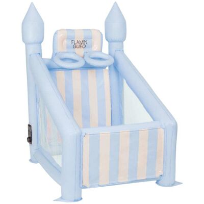 Flamingueo Panier Gonflable Infantil PVC avec Gonfleur, Bleu Bleu 110x145x100cm - Publicité Flamingueo Panier Gonflable Infantil PVC avec Gonfleur, Bleu Bleu 110x145x100cm - Publicité