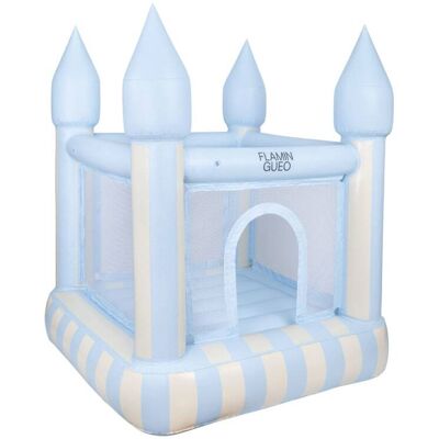 Flamingueo Château Gonflable PVC avec Gonfleur, Bleu Bleu 143x164x142cm - Publicité Flamingueo Château Gonflable PVC avec Gonfleur, Bleu Bleu 143x164x142cm - Publicité