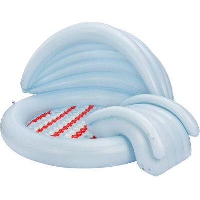 Flamingueo Centre de jeux aquatique avec toboggan PVC bleue Multicolore 195x115x195cm - Publicité Flamingueo Centre de jeux aquatique avec toboggan PVC bleue Multicolore 195x115x195cm - Publicité