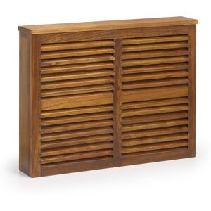 MOYCOR Cache radiateur en bois de mindi marron L100 Marron 100x75x17cm