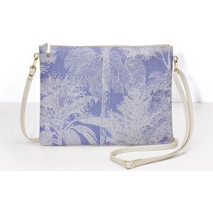 Le Jacquard Français Pochette en coton bleu 28 x 21 Bleu 28x0x21cm