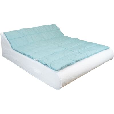 MX HOME Surmatelas pour bain de soleil 2 places - bleu ciel Bleu 180x3x160cm - Publicité MX HOME Surmatelas pour bain de soleil 2 places - bleu ciel Bleu 180x3x160cm - Publicité