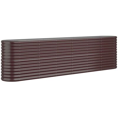 Helloshop26 Jardinière bac lit surélevé marron 260 x 40 x 68 cm Gris 260x68x40cm - Publicité Helloshop26 Jardinière bac lit surélevé marron 260 x 40 x 68 cm Gris 260x68x40cm - Publicité