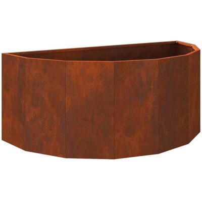 Helloshop26 Jardinière demi-ronde moderne pour 90 x 45 x 35 cm Gris 90x35x45cm - Publicité Helloshop26 Jardinière demi-ronde moderne pour 90 x 45 x 35 cm Gris 90x35x45cm - Publicité