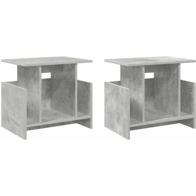 Helloshop26 Lot de 2 meubles bois marron 50 x 35 x 45 cm Marron 50x45x35cm - Publicité Helloshop26 Lot de 2 meubles bois marron 50 x 35 x 45 cm Marron 50x45x35cm - Publicité
