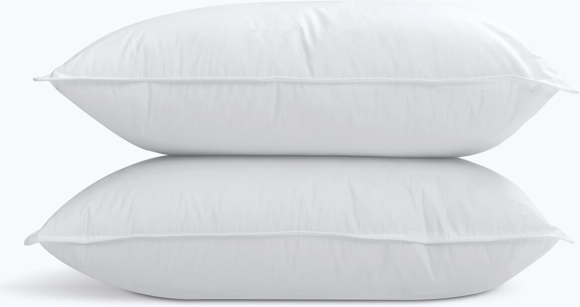 Hypnia Oreiller Effet Duvet 60x60cm - Lot de 2 Blanc 1x1x1cm